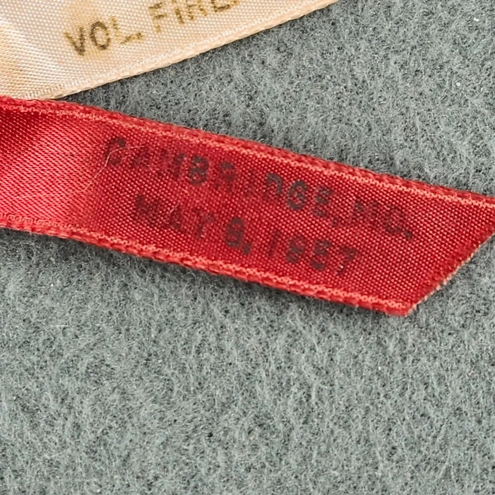 DELMARVA VIRGINIA State Firemen's Assoc.‎ Convention Ribbon Cambridge, MD 1957